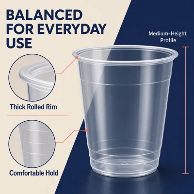 Clear Plastic Disposable Cups for Bubble Tea and Milk Tea Shop with Dome Lids Custom Logo Food Grade Wholesale