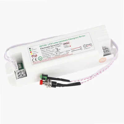 DF Self Test and Alarm Emergency Led Driver 518S Including LiFeO4 Battery Backup for Led Emergency Ceiling Light