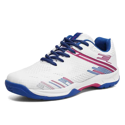 Custom Womens Mens Pickleball Shoes Rubber Sole for Grip Flexibility Non-Marking Indoor Court Shoes Tennis Badminton Shoes