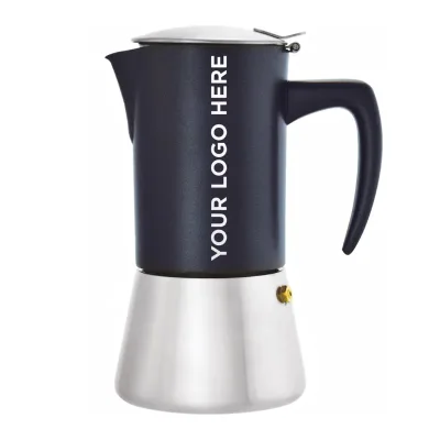 New Design for Stainless Steel Espresso Mocha Pot Coffee Maker Stove-Top Mokapot 4 Cups 6 Cups 10 Cups