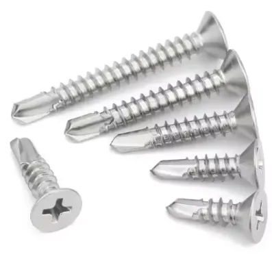 M3.5 M3.9 SS410 Flat Head Countersunk Cross Drill Screws Self Tapping Self Drilling Screws Dovetail Screws for Architecture