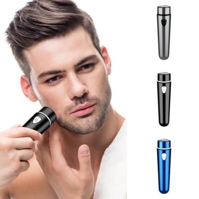 2022 Mini USB Electric Shaver Rechargeable Electric Black Blue Men Razor Hair Shaver for Travelling Foil Electric Shavers