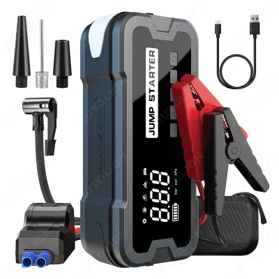 4000A Peak, 24000mAh, 150PSI Air Inflator, PD65W Type-C, QC3.0 USB Output, for 12.0L Gas & 10.0L Diesel Motors