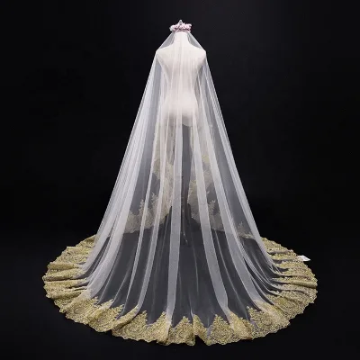 Lace Long Wholesale Soft Tulle Bridal Veil