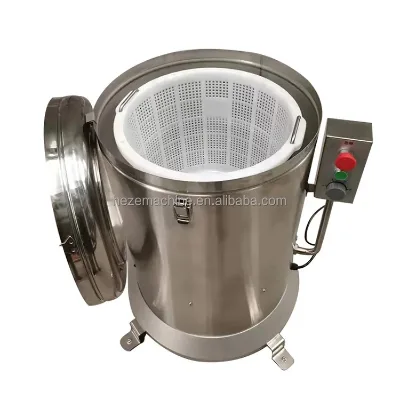 Vegetable Dehydration Dewatering Machine,Veget Spin Dryer,Stainless Steel Potato Chips Deoiling Machine