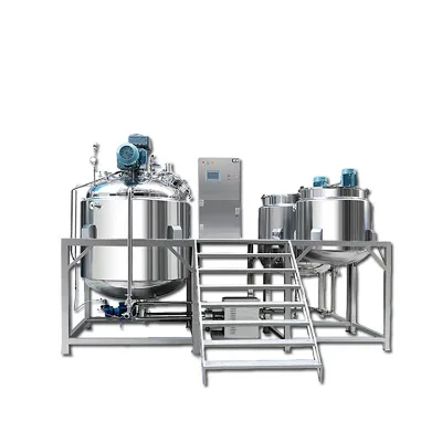 CE Approved Cosmetic Industrial Homogenizer Mixer Body Making Machine