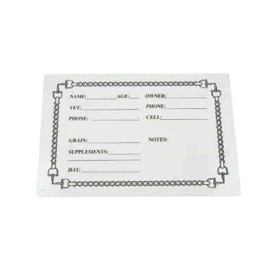 Horse Name Plate