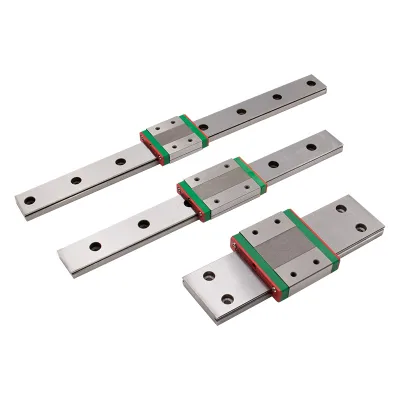 HLTNC CNC Parts MGN7 MGN9 MGN12 MGN15 100mm to 2000mm Miniature Linear Rail Slide MGNR with MGN Carriage Mini Linear Block