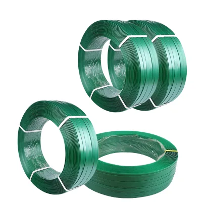 New Design Multi-Purpose 9-32mm Green Pet Plastic Strapping Belt for Heavy Duty Packaging HUILI Brand HUILI-PP1 Model