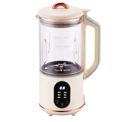 OEM 1200ml Automatic Nut Milk Maker Keep Warm Homemade Plant-based Milk Almond Milk Maker Glass tank Soymilk Maker