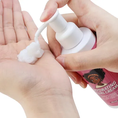 Strong Hold Moisturizing Curling Cream for Curly Hair Enhances and Defines Curls