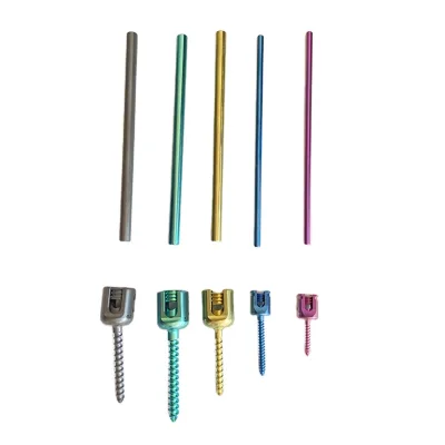 Orthopedic Surgical Screw Veterinary Spine Pedicle Screw System Elead Multi-Axial Screw