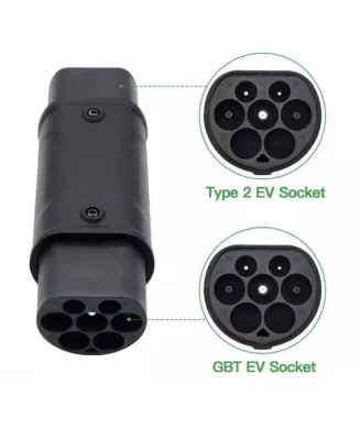 Type 2 to AC EU Universal Socket Adapter EVSE Car Charger Connector EV Charging 220V Adaptor for Electric Vehicle