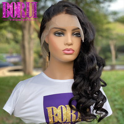 BoruiHair Transparent Full Lace Wig for Women With Factory Price