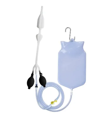 Inflatable Double Ball Enema Bag Set