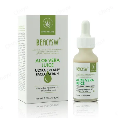 Aloe Vera Serum with Hexapeptide: Pure Aloe, Expression Line Reduction & Skin Smoothing