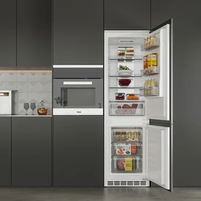 230L Ultra Slim Built in Refrigerator 540mm Double Door Frost Free Quiet Energy Star White Panel Ready