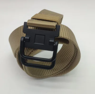 Factory Wholesale Custom Durable Breathable Tactical Belt Polyester Belt for Men 3.8cm Camouflage Outdoor Belts