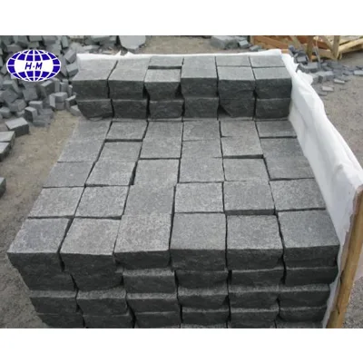 Natural Split China Black G684 Granite Driveway Paving Stone for Outdoor Landscaping Stone