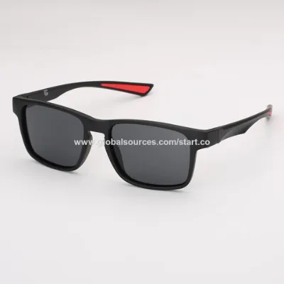 New Arrival Men's Plastic Sunglasses,Square Frame Design,UV400 protection with smoke lens,Multiple Colors,OEM are welcome