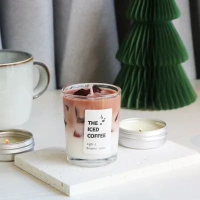 Light and Fresh Aromatherapy Candle Gift  Home Dining Table Decorations Gifts Aromatherapy Soy Wax Long-lasting Candles