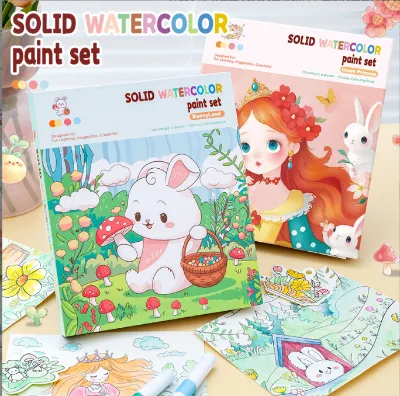 Water Coloring Books Watercolor Painting Sets Ages 3-5 Arts and Crafts Drawing Activities Toy Birthday Gifts for Boys Girls