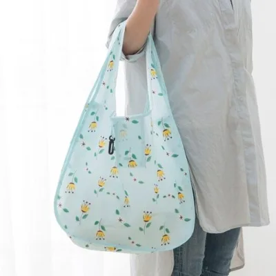 Custom reusable foldable bags foldable shopping bag