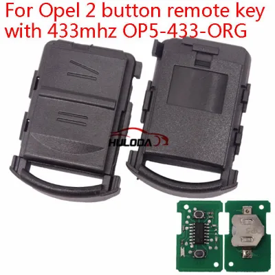 For Opel Corsa C 2 Button Remote Key With 434mhz OP5-434-ORG