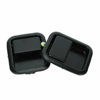 L:55176383AE R:55176382AE,NEW METAL PAIR Outside Full Door Handles Used for 1987 - 2006 Jeep Wrangler YJ TJ
