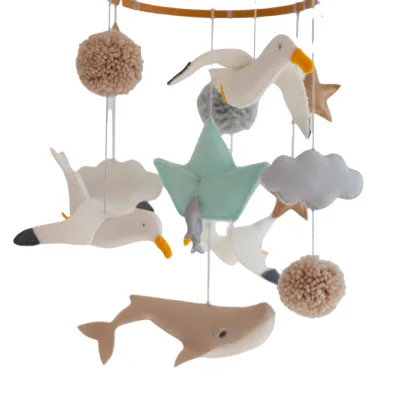 New Arrival Kids Room Decor Baby Shower Gift Kids Hanging Toys Felt Baby Crib Mobile Nursery