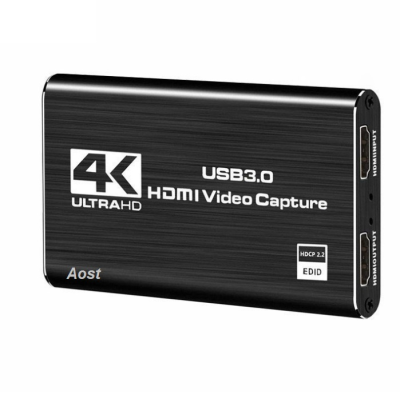 4K Video Capture Card HDMI  Video Recorder Grabber Video Capture Device for OBS Capturing Live Broadcasting
