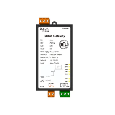 Sunfull Replacement for XR1005-MBus Converter MOD1011-MBus Upgraded Modbus TCP Converter for Building Renovation Projects