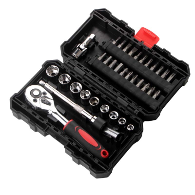 35pcs Socket Set with Hard case OEM Socket Bits Set with a Ratchet Handle