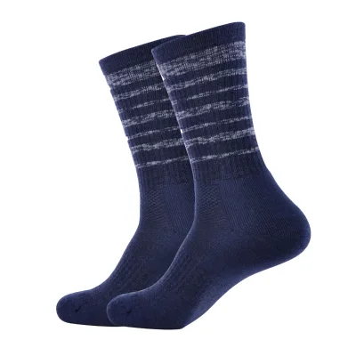 Wholesale Winter Warm Fashion Wool/Nylon Crew Striped Eco-Friendly Socks Comfortable Wear-resistant Performance Sports Socks