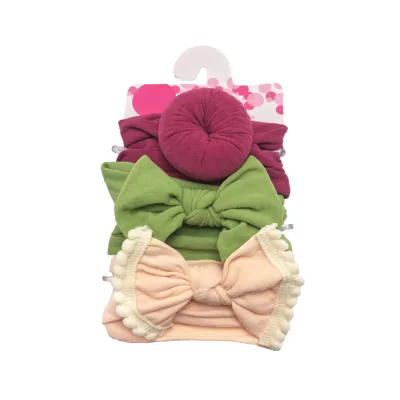 Baby Girl Nylon Headbands Christmas Gifts Newborn Infant Toddler Hairbands and Bows Child Hair Accessories