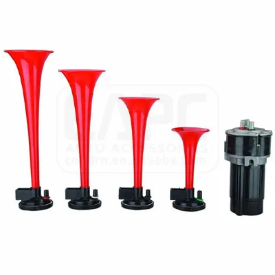 TZ-F009-2 Wedding March 12V Four Pipe Trumpet Music air Horn with Compressor Kit