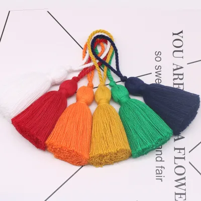 Wholesale Customized Cotton Tassel 6cm Tassel 5cm Hanging Loop Decoration Tassels for Jewelry Making Garments
