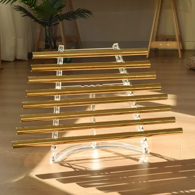 Gold Crystal Harp Quartz 432Hz Crystal Bowls Singing Quartz Harp Sound Therapy Instrument for Bain Spirituel with Carry Bag