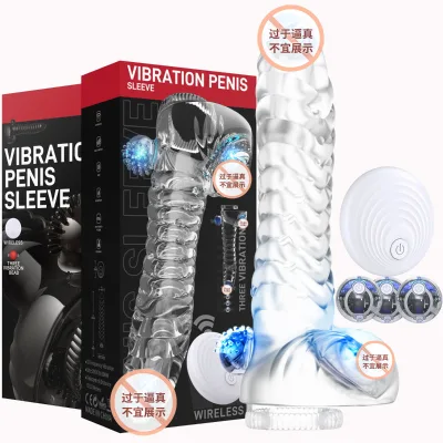 Remote Control Realistic Silicone Dildo Vibrator for Women, Penis Sleeve Shaking Vibrator Suction Cup Dildos