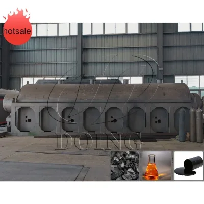 DOING Automatic Activated Carbon Pyrolysis Machine Food Waste Disposer Industrial Pyrolysis Plant Turnkey Solution Engine Gear