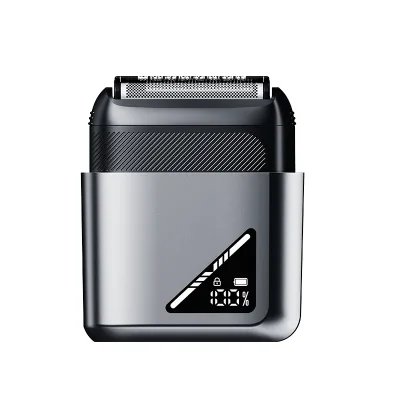 Rechargeable Mini Foil Shaver for Men Type-C Fast Charging 60 Min Runtime with LED Battery Display