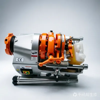 Industrial Grade Motorized Pipe Threader Machine | High Precision & Low Noise | Professional Plumbing & Firefighting Equipment