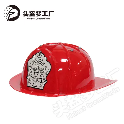 Fireman Fire Fighter Rescue Helmet Community Helper Kids Fancy Dress Accessory