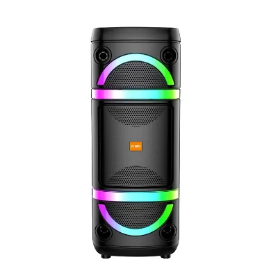 Private Mould 8-Inch DJ Woofer Karaoke Speaker System 40W Audio & Musical Function Battery-Powered for Outdoor Use