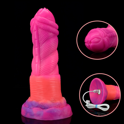 Luminous Dildo Vibrator Anal Sex Toys for Women Men Soft Silicone Dildo With Suction Cup Glowing in the Dark Adult Sex Toy