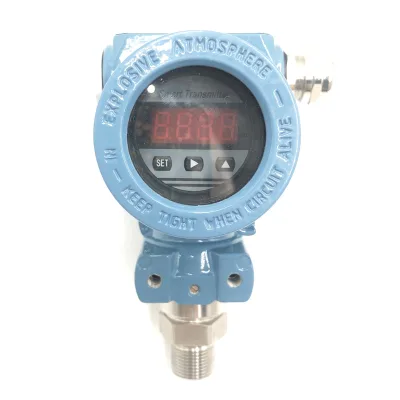 Industrial Electronic Refrigerant Pressure Transmitter 0-10 Bar 4-20ma with Display Industrial Pressure Sensors