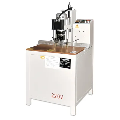 Double-headed Pneumatic Hinge Drilling Machine for Cabinet Doors and Carpentry Semi-automatic Control