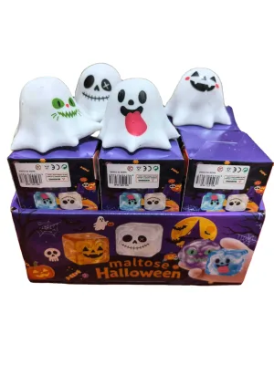 New Halloween Decoration Figurine Squishy for Festive Ghost-themed Costumes Stress-relief Fidget Toys