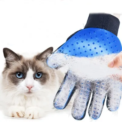 GMTPET Factory Wholesale Silica Gel Dog and Cat Bath and Massage Accesorios Para Mascotas Pet Gloves Brush Pet Grooming Gloves