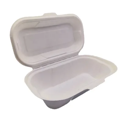 Disposable Clamshell Box Rectangle 8.5*5 Inch Clamshell Hot Dog Box